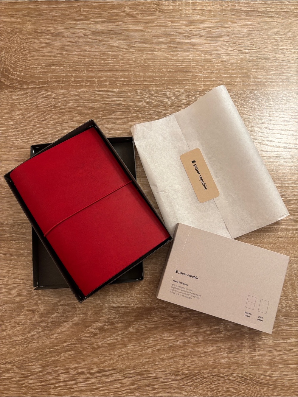 Paper Republic Pocket Grand Voyageur Travelers Notebook w/ Insert Gently Carried